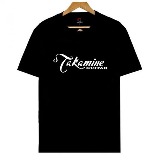 Takamine Guitars Logo Mens Black T-Shirt Size S, M, L, XL - 3XL