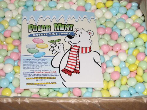 Polar Mint Intense Min flavored  Hard Candy 1/2 pound bulk bag approx 165 pieces