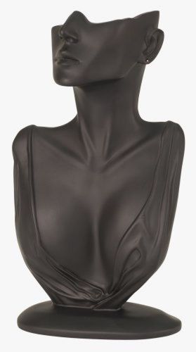 KC Store Fixtures 49154 Jewelry Display Bust with Partial Face for Necklace a...