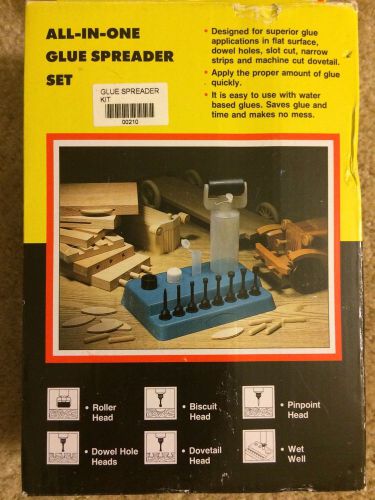 Woodworkers Glue Applicator Kit all-in-one spreader set for water based glueing