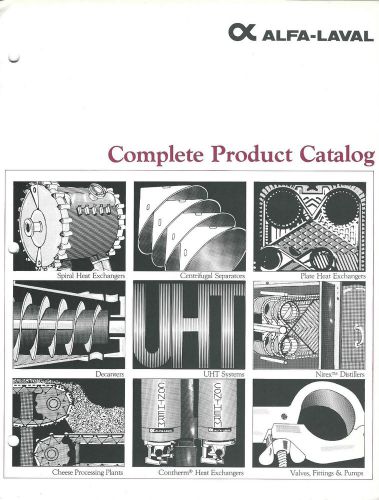 Equipment Brochure - Alfa-Laval - Product Line Overview - c1983 (E3142)