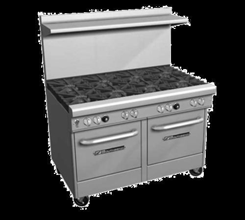 Southbend 4482ee restaurant range gas 48&#034; (8) burners (2) compact ovens for sale