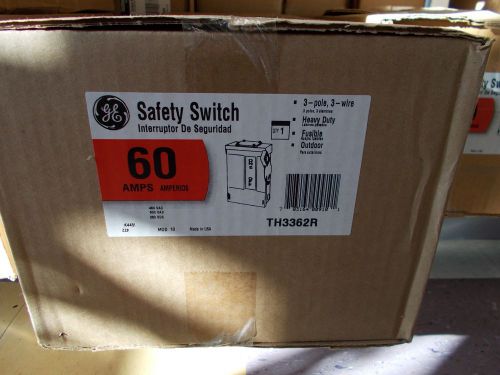 general electric TH3362R 60A 600V 3P3W fusible outdoor disc