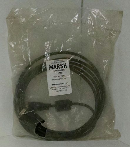 New Marsh Videojet Patrion Dataline Cable 21768 NIB UNUSED VideoJet Black Wire
