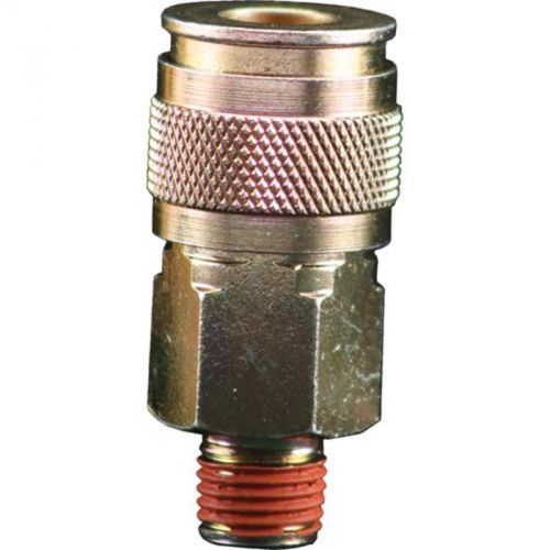 Universal 1/4&#034; Series Coupler Push-To-Connect With 1/4&#034; Npt Male Thread