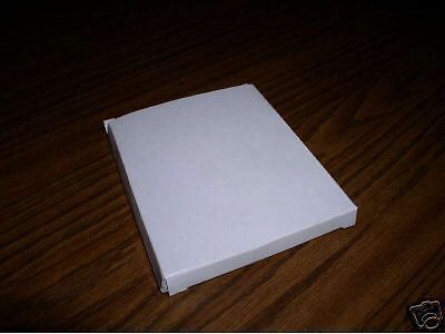 250 WHITE 1/2&#034; TALL CARDBOARD CD CASE BOX MAILERS, JS7