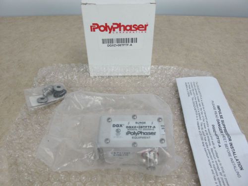 PolyPhaser DGXZ+06TFTF-A Impulse Suppressor RF Lightning Protector 800-2500 MHz