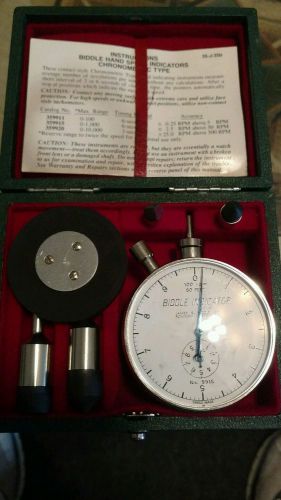 James G Biddle 35 J-35b guage Hand Tachometer
