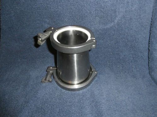 3&#034; to 4&#034; ferrule reducer with gaskets and tri-clamps for sale