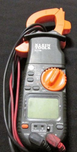 Klein tools cl1100 ac digital clamp meter w/ leads and case for sale