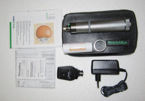 WELCH ALLYN 3.5V STANDARD OPHTHMOSCOPE WITH NICAD BATTERY HANDLE #11710 NEW