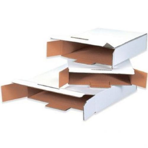 12 1/8&#034; x 9&#034; x 2 1/2&#034; Side Loading Locking Mailers Shipping Boxes Qty: 50