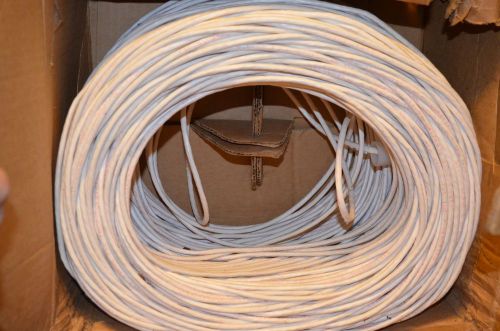 NEW General 513255 700 Ft. 4 PR 24 AWG Cat5 Communications Cable White