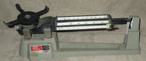 Ohaus Triple Beam Balance Scale Capacity 2610 Grams PARTS ONLY!! (CS69)