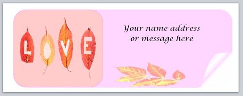 30 Personalized Return Address Labels Fall Halloween Buy 3 get 1 free (bo926)