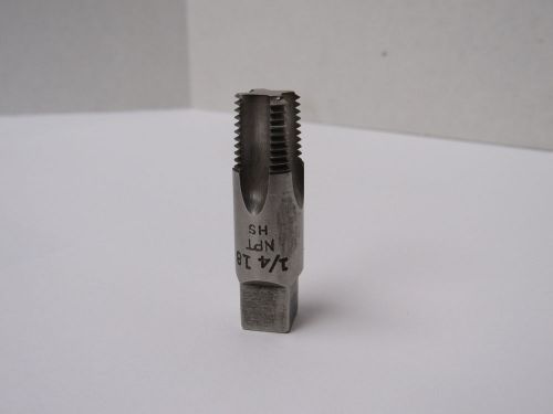 Trw 1/4&#034; 18 npt hs 4 flute pipe tap for sale