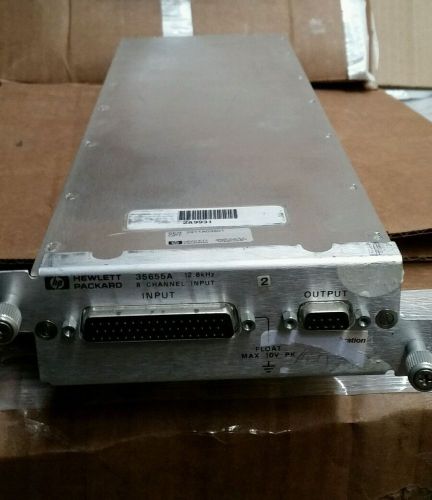 HP Agilent 35655A Eight Channel Input Module Plug-in quantity free shipping