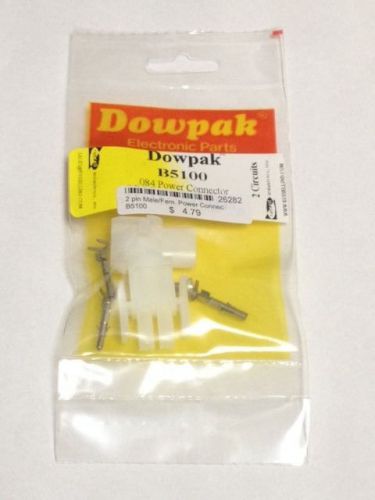2-pin Male/Female Power Connectors - .084 - Dowpak B5100