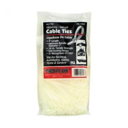 Cable Ties Natural 50# 12 In National Brand Alternative 461755 076335995939