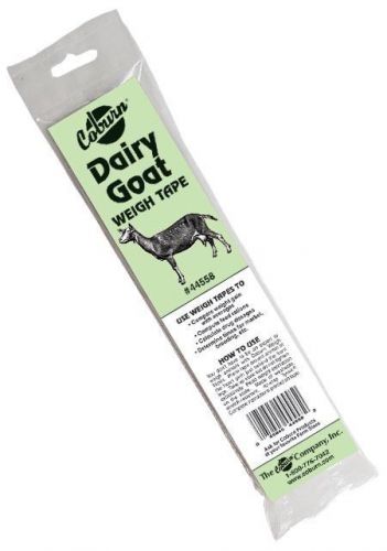 Dairy goat weight tape up to 195 pounds easy to use all breeds of dairy goats for sale