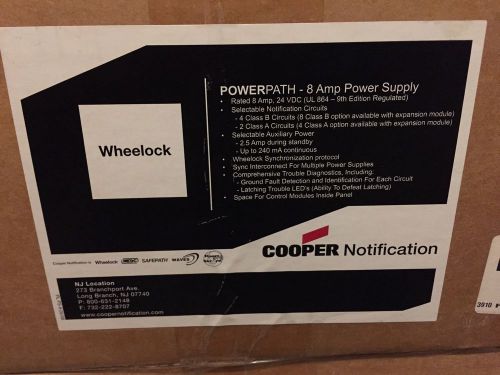 Wheelock PowerPath PS-8 8 Amp 24VDC Power Supply/Charger 105331