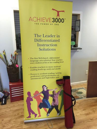 Post Up Banner Stand with Carrying Bag 33&#034; X 79&#034;
