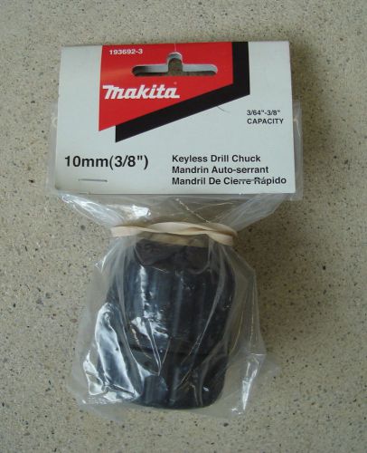 Makita 10 mm (3/8&#034;) 3/64&#034;-3/8&#034; Capacity Keyless Drill Chuck, #193692-3