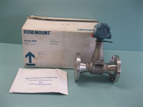 2&#034; 300# Rosemount 8800 CF020SA3N1B1E5 Hart Vortex Flowmeter NEW C11 (2042)
