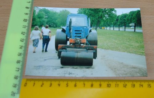 MTZ Tractor Roller Photo Soviet Russian