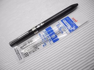 Uni-ball jetstream 3 in 1 sxe3-601-0.5mm ballpen + 1 blue refill, black barrel for sale