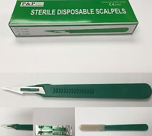 Scalpel  #11 350 per/case plastic handle carbon steeel,surgical designed in usa for sale