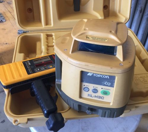 TOPCON RL-H3C Rotary Laser Level (needs to be calibrated) with LD-400
