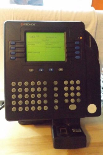 Kronos System 4500 Model 8602004-051 + Touch ID Bio-metric Scanner 8602801-001