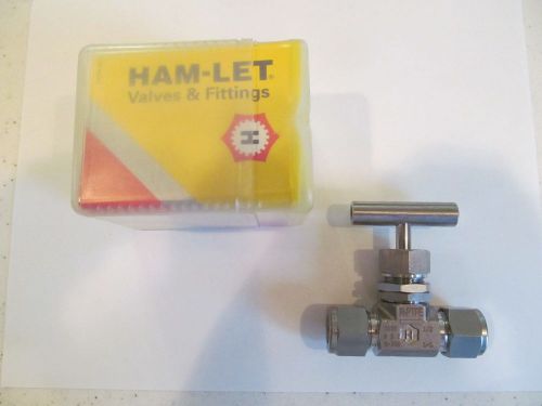 1/2&#034; HAM-LET H-300-L-L Stainless Steel Integral Bonnet Needle Valve