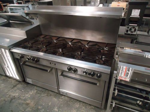 *USED* SOUTHBEND X360DD-F NAT. GAS 10-BURNER DOUBLE OVEN RANGE