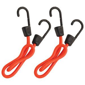 Highland 24&#034; Bungee Cord 2-pack-Red