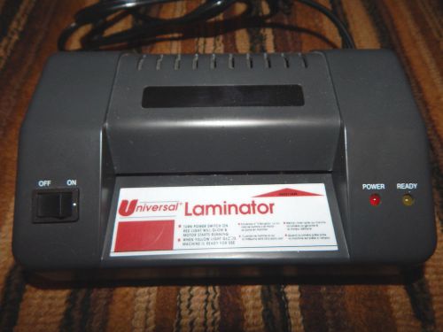 Universal Brand Laminator - Model 84524 - MINT WORKING CONDITION