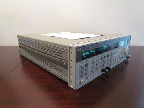 Hp / agilent 83752a 20ghz synthesized sweeper / signal generator - calibrated! for sale