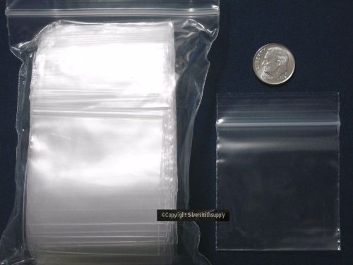 100 Clear 2&#034; x 2&#034; zip lock style storage bags  2 mil thick