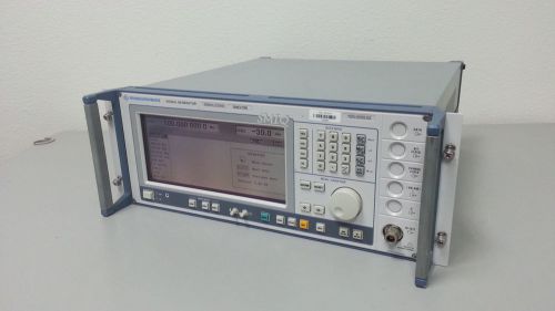 Rohde &amp; Schwarz R&amp;S SMIQ03B Signal Generator W/ OPT: B5,B11,B19,B20,B50