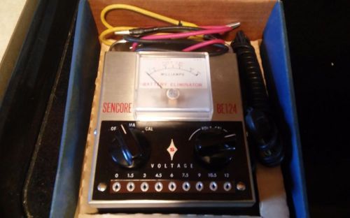 Vintage Sencore battery eliminator BE124 , original box, MUST. SEE.  Cool item!