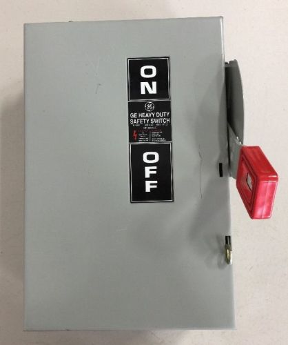 GE Heavy Duty Safety Switch NP266212-C 30 Amp 600 V. AC MAX HP 20