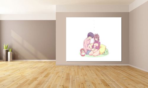 Anime,Tomoya Okazaki Nagisa Furukawa,Wall Art,Canvas Print ,HD,Decal,Banner