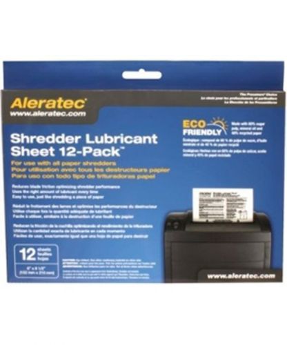 New ALERATEC 240165 Aleratec Shredder Lubricant Sheet
