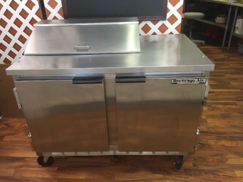 Beverage Air Sandwich Prep Table 48&#034; SP48-08 Eight Pan