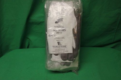 ATA No 515 LG Black Polyurethane Palm Coated Gloves W/Seamless Nylon (12pk) NEW