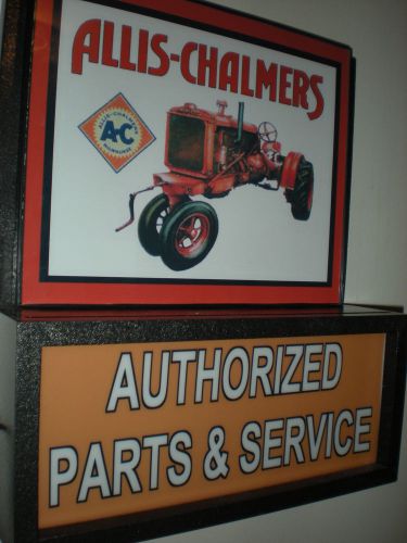 *** Allis Chalmers AC Farm Tractor Barn Garage Advertising Man Cave Lighted Sign