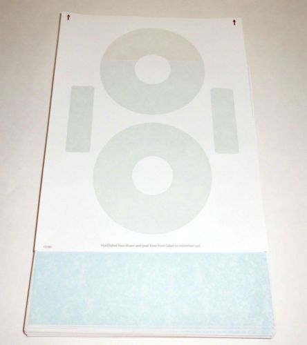 CD/DVD Labels 2 Up Parchment Blue (Neato) 100 labels