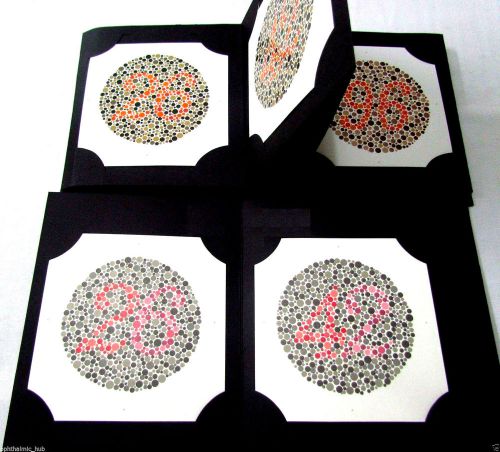 24 plates Ishihara Book, for Color Blindness Test, Optometry , Made In India