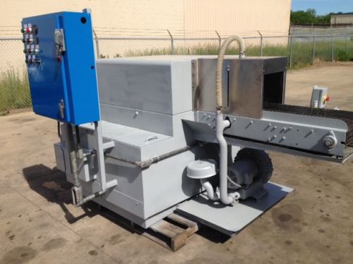 Industrial parts washer, 12&#034; wide belt, wash / blow-off for sale